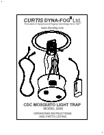 Curtis Dyna-Fog 2505 Operating Instructions And Parts List Manual предпросмотр