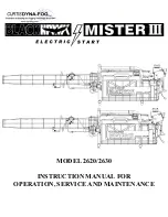 Curtis Dyna-Fog BLACKHAWK 2620 Instruction Manual предпросмотр