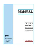 Curtis Instruments MultiMode 1243 Generation 2 Manual предпросмотр