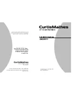 Curtis Mathes CM25011 Owner'S Manual предпросмотр