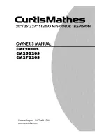 Curtis Mathes CM25020S Owner'S Manual preview