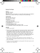 Preview for 13 page of Curtis Stone 522936 Recipes And Usage Instructions