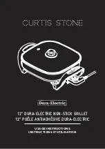 Preview for 1 page of Curtis Stone Dura-Electric Usage Instructions