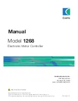 Предварительный просмотр 1 страницы Curtis 1268 Manual