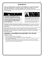 Preview for 3 page of Curtis 1ACUNIT-G1 Owner'S And Service Manual