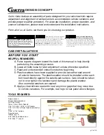 Preview for 2 page of Curtis 1KB17AS1 Installation & Owner'S Manual