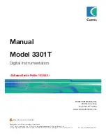 Preview for 1 page of Curtis 3301T Manual