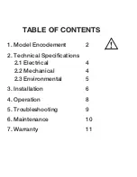 Preview for 4 page of Curtis 840 Instructions Manual