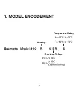 Preview for 5 page of Curtis 840 Instructions Manual