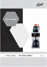 Preview for 1 page of Curtis Alpha G3 User Manual