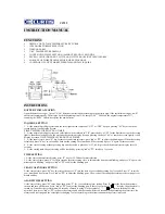 Curtis C1922 Instruction Manual preview