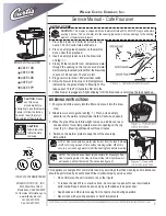 Curtis CAFE AP Service Manual preview