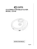 Curtis CD150 Instruction Manual preview