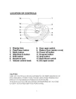 Preview for 2 page of Curtis CD150 Instruction Manual