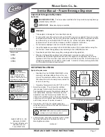 Curtis CFB1 Service Manual предпросмотр