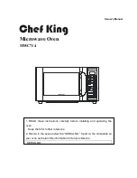 Curtis Chef King MWC714 Owner'S Manual preview