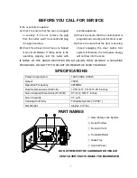 Предварительный просмотр 8 страницы Curtis Chef King MWC714 Owner'S Manual