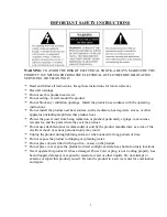 Preview for 2 page of Curtis CR1336 Operating Instructions Manual