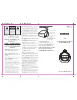 Preview for 1 page of Curtis CR1355 Operating Instructions