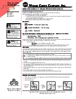 Preview for 2 page of Curtis D500GT Installation Instructions And Service Manual