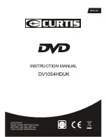 Предварительный просмотр 1 страницы Curtis DV1054HDUK Instruction Manual