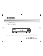 Preview for 1 page of Curtis DVB203UK User Manual