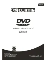 Preview for 1 page of Curtis DVD1041D Manual Instruction