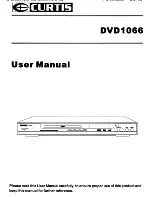 Preview for 1 page of Curtis DVD1066 User Manual