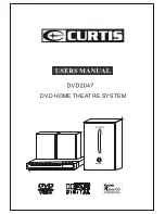 Curtis DVD2047 User Manual preview