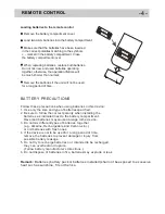 Preview for 6 page of Curtis DVD5091UK User Manual