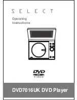 Curtis DVD7016UK Operating Instructions Manual preview