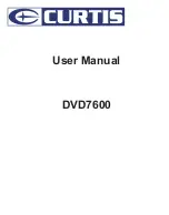 Preview for 1 page of Curtis DVD7600 User Manual