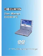 Curtis DVD8007C User Manual preview