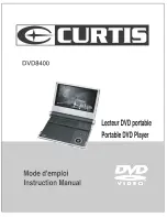 Preview for 1 page of Curtis DVD8400 Instruction Manual