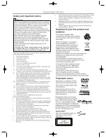 Preview for 3 page of Curtis DVD8532 User Manual