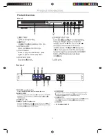 Preview for 5 page of Curtis DVD8532 User Manual