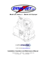 Curtis DYNA-FOG DYNA-JET L30 2 Series Installation, Operation And Maintenance Manual preview