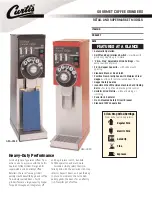 Preview for 1 page of Curtis GSG-3BLK Specification Sheet