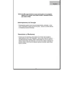 Preview for 21 page of Curtis Holiday FRW656 User Manual