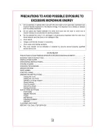 Предварительный просмотр 2 страницы Curtis Holiday HMW757 Owner'S Manual