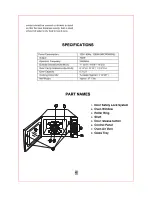 Предварительный просмотр 7 страницы Curtis Holiday HMW757 Owner'S Manual