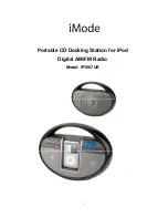 Предварительный просмотр 1 страницы Curtis iMode IP1007UK Instructions Manual