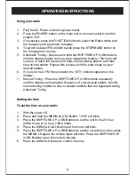 Preview for 10 page of Curtis iP1490 Owner'S Manual