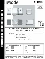 Curtis iP1490UK Specification Sheet preview