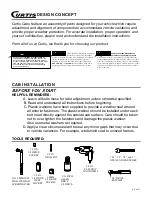 Preview for 2 page of Curtis JOHN DEERE 4120 Installation & Owner'S Manual