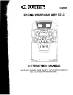 Предварительный просмотр 1 страницы Curtis KAR935 Instruction Manual