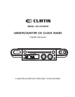 Preview for 1 page of Curtis KCR2609 Owner'S Manual