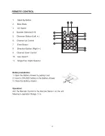 Preview for 5 page of Curtis KCR2610UK Instruction Manual