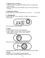 Preview for 13 page of Curtis KCR2620DUK Operation Instruction Manual