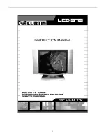 Предварительный просмотр 1 страницы Curtis LCD1575 Instruction Manual